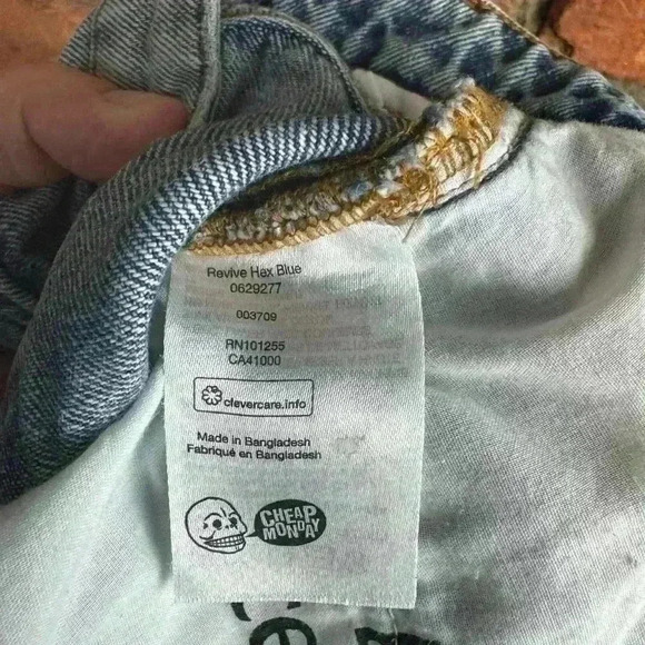 Cheap Monday revive straight leg jeans - Picture 5 of 6